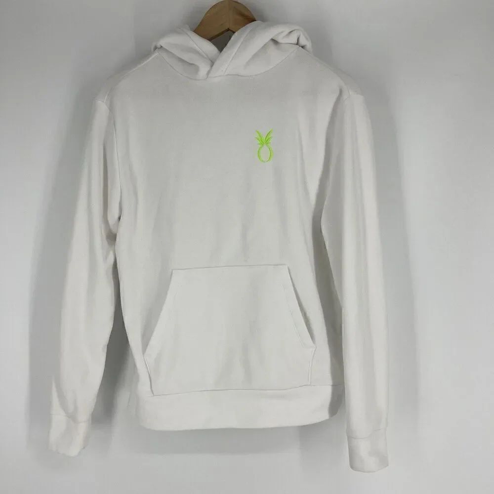 Dudley Stephens Sweatshirt Size XS White Hendrie Hoodie Terry Fleece Pullover